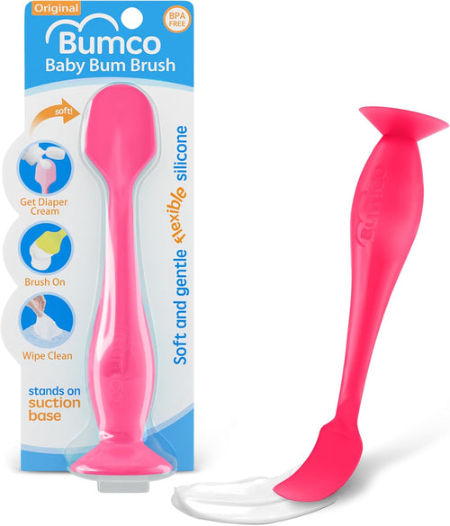 Baby Bum Brush BPA-Free Diaper Cream Spatula with Suction Cup Base