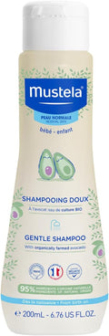 Mustela Gentle Baby Shampoo 200ml Tear-Free Natural Formula Suitable from Birth
