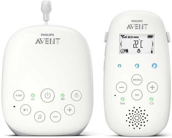 Philips Avent Audio Baby Monitor DECT Eco Mode Temperature Sensor Australia