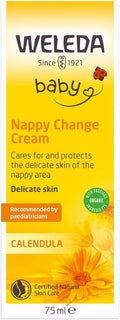 WELEDA Calendula Baby Nappy Change Cream 75ml - Natural Sensitive Skin Australia